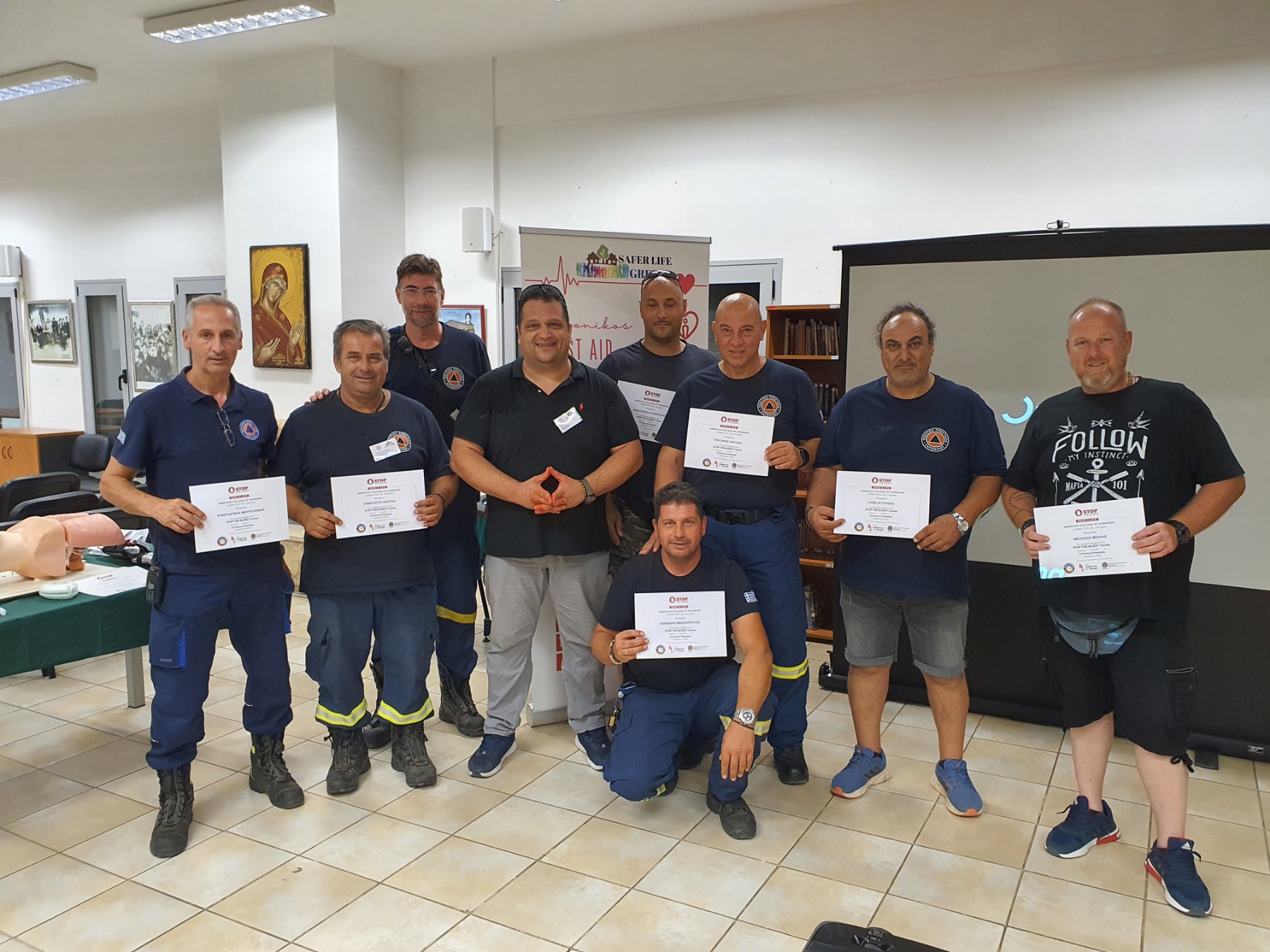 Ένα ακόμη πιστοποιημένο σεμινάριο STOP the BLEED ολοκληρώθηκε με επιτυχία!
