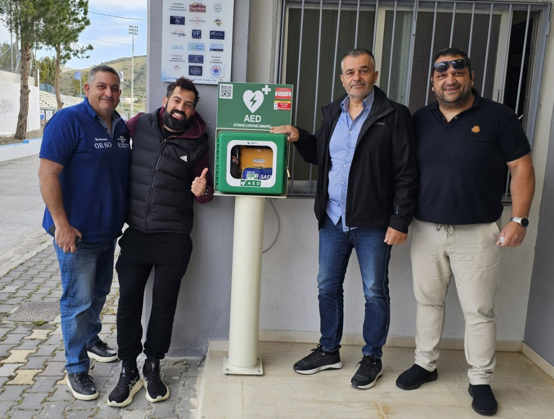 Σήμερα προστέθηκε άλλος ένας Δημόσιος Απινιδωτής, ενισχύοντας έτσι περισσότερο το Δίκτυο Απινιδωτών στην Κερατέα!
